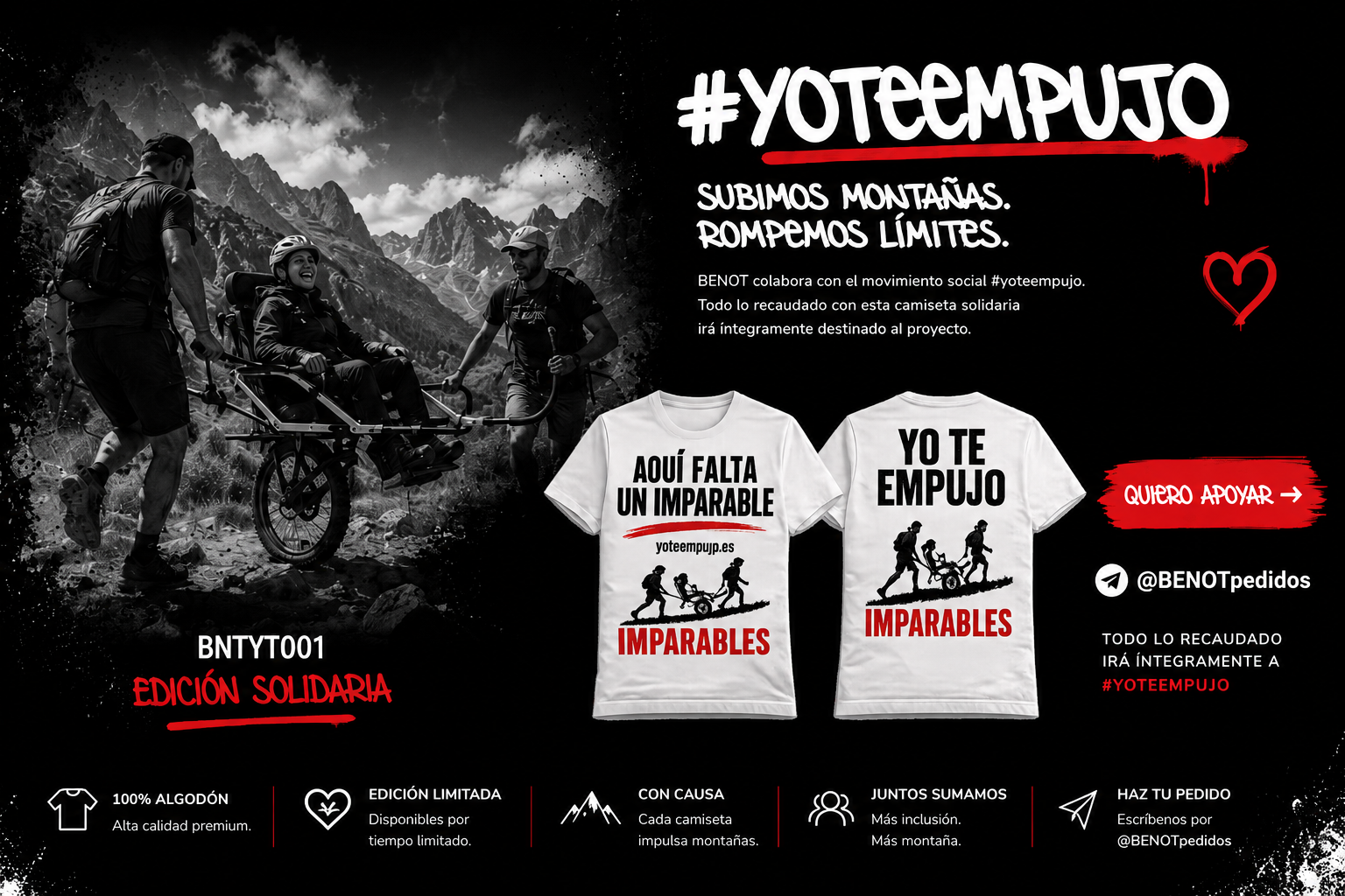 #YoTeEmpujo - Edición Solidaria BENOT